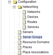 Server Groups Server Groups
